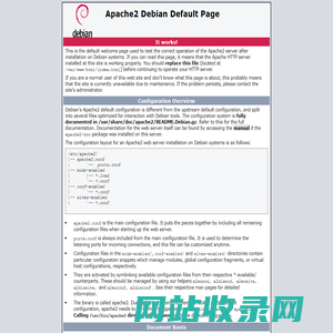 Apache2 Debian Default Page: It works