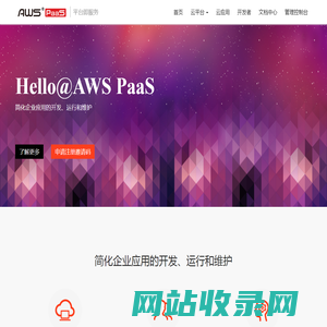 AWS PaaS - 简化企业流程应用的开发、运行和维护