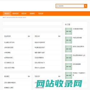 落叶创业网,创业项目库,项目分析,商业模式,专家点评
