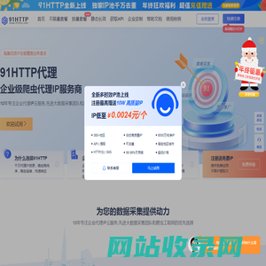 91HTTP代理-企业级HTTP代理IP定制_专注socks5动静态IP代理-91HTTP