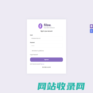 Fillow Saas Admin Dashboard