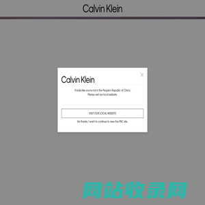 Calvin Klein中国官方网站-CK中国官网