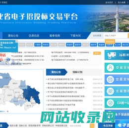 湖北省公共资源交易云平台网站