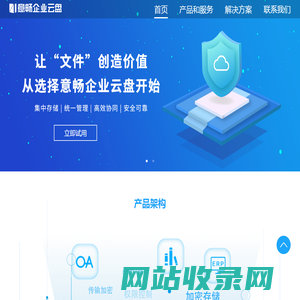 意畅智云 - 企业云盘私有云领域行业领导者