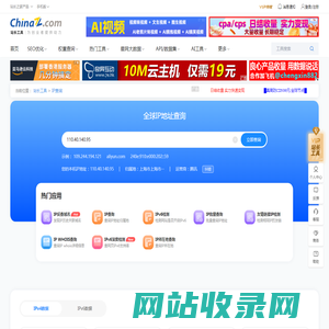 IP/IPv6查询，服务器地址查询 - 站长工具