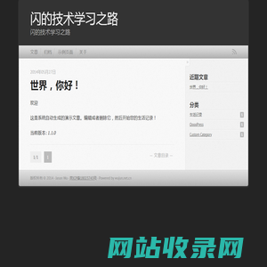 闪的技术学习之路