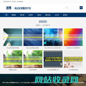 [速鹰财税] - 专业的财税服务,助力企业稳健发展