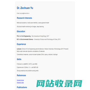 Researcher Resume