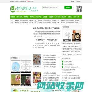 中华养生站专注于中医经络穴位,中医药养生知识笔记的网站