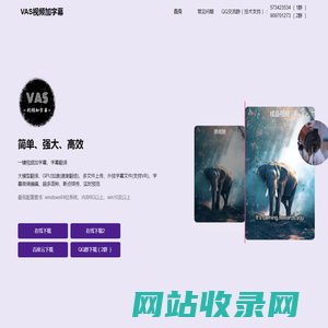 VAS视频加字幕 - AI一键生成字幕文件