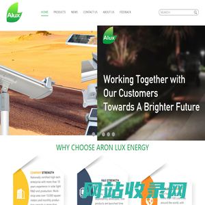 LED Solar Street Lamp LED Street Lamp Led Flood Lamp ARON LUX ENERGY