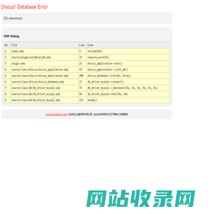 yiyuanwanshang.com - Database Error