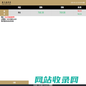 港天福珠宝 | 贵金属行情