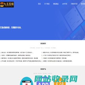 网站建设|APP开发|小程序开发-东阳市九五互娱科技有限公司
