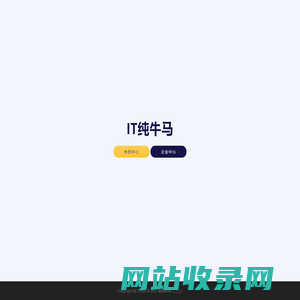 IT纯牛马