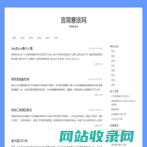 言简意该网