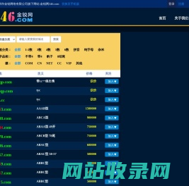 金锐网346.com是广州市金锐网络旗下专注于优质拼音、数字、短杂域名交易