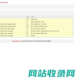 www.sanhengqu.com - Database Error