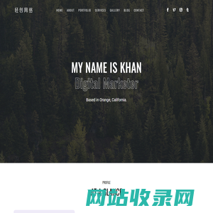 Khan - Personal Portfolio HTML Template